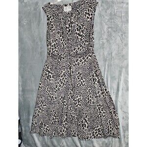 Julian Taylor New York Sleeveless Womens 14 animal print fit and flare
